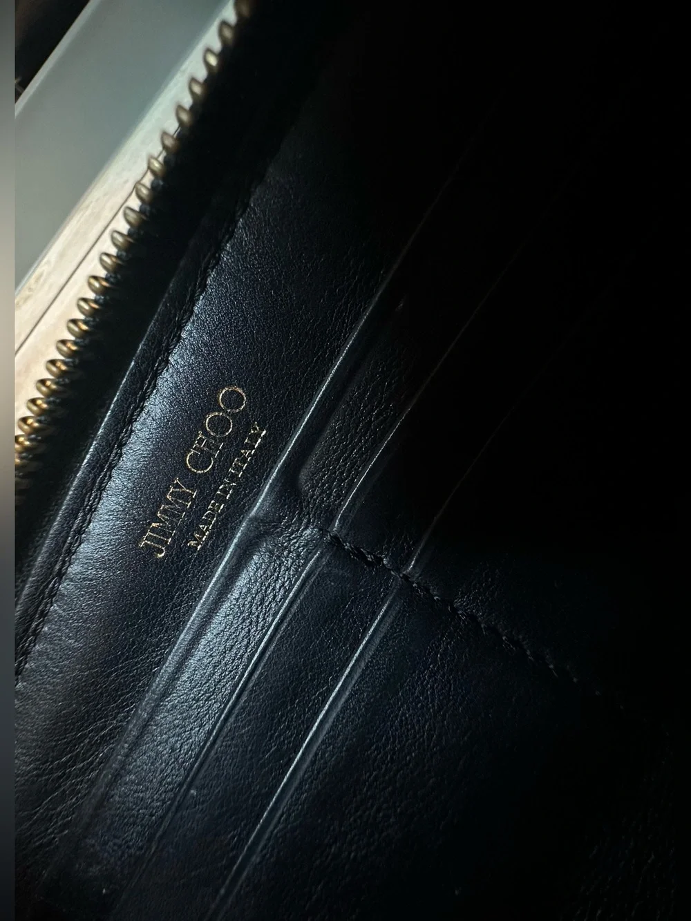 Jimmy Choo Filipa Star Studded Leather Zip-Around Wallet